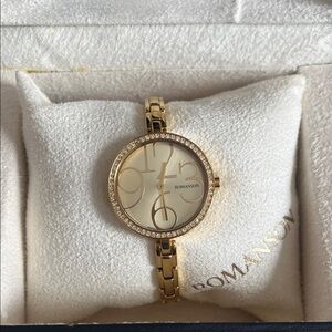 Women's Gold-Tone Crystal Accent Bracelet Watch - Gold